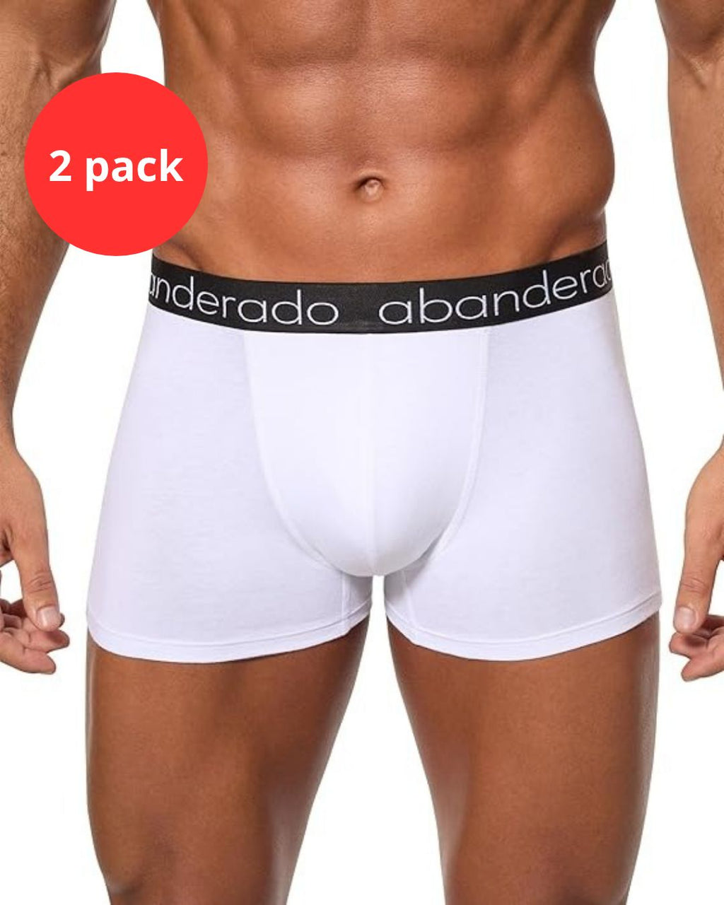 Boxer Abanderado Comodidad Bianco A0DGR (confezione da 2)