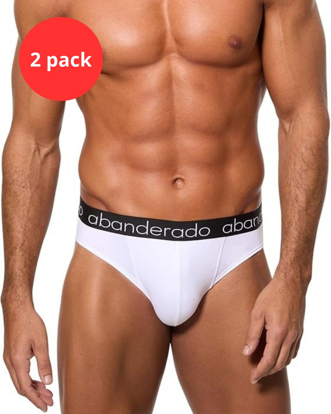 Slip Abanderado Comodidad Bianco A0DGS (confezione da 2)