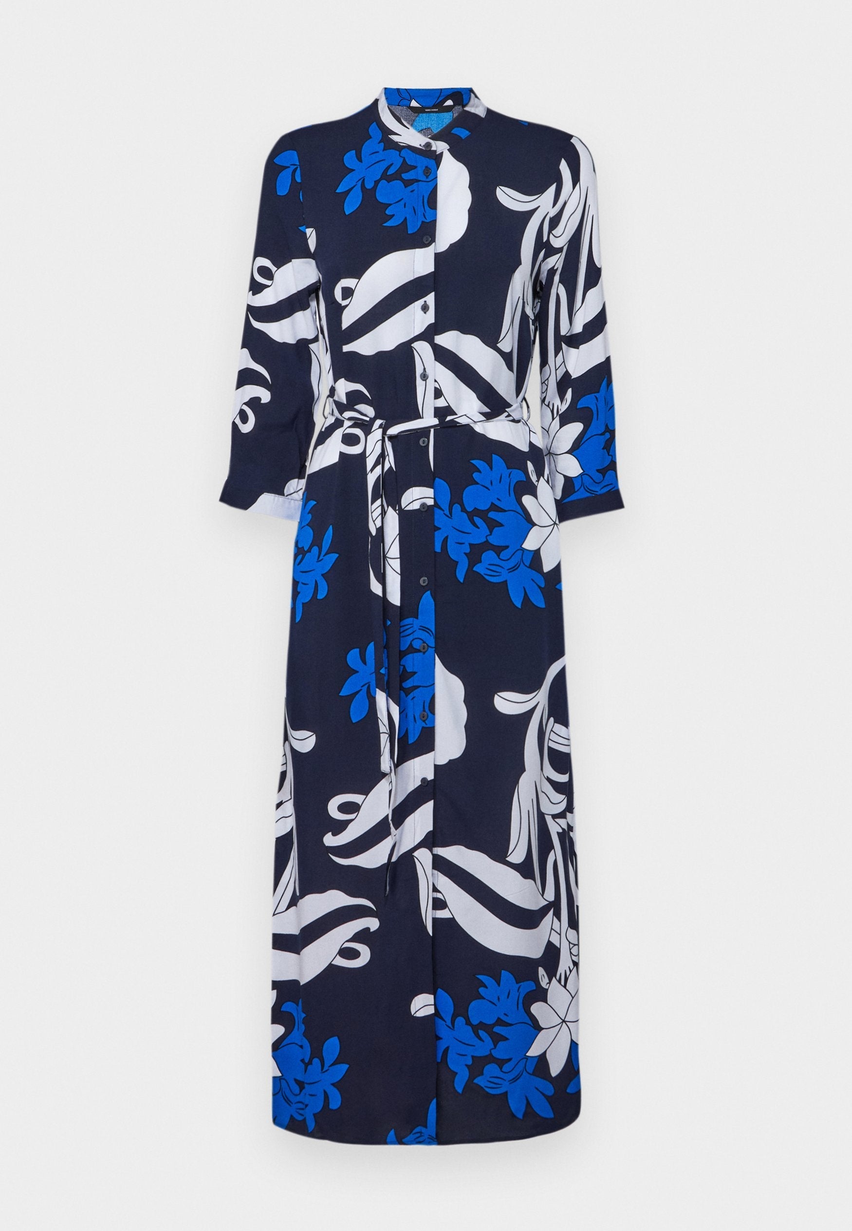 Vestito Vero Moda VMEASY JOY Long Shirt Dress nero