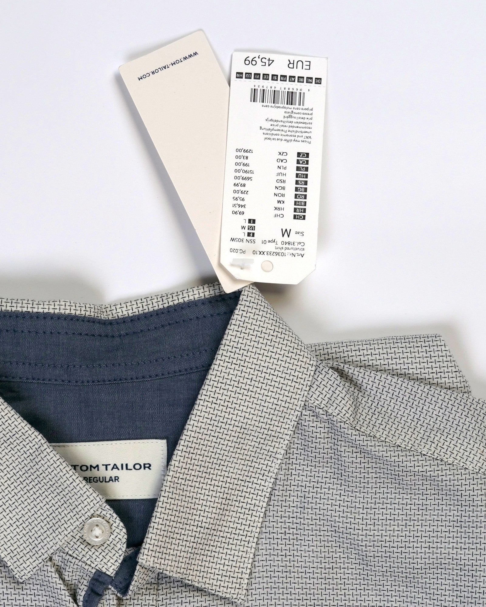 Camicia Tom Tailor Structured Shirt