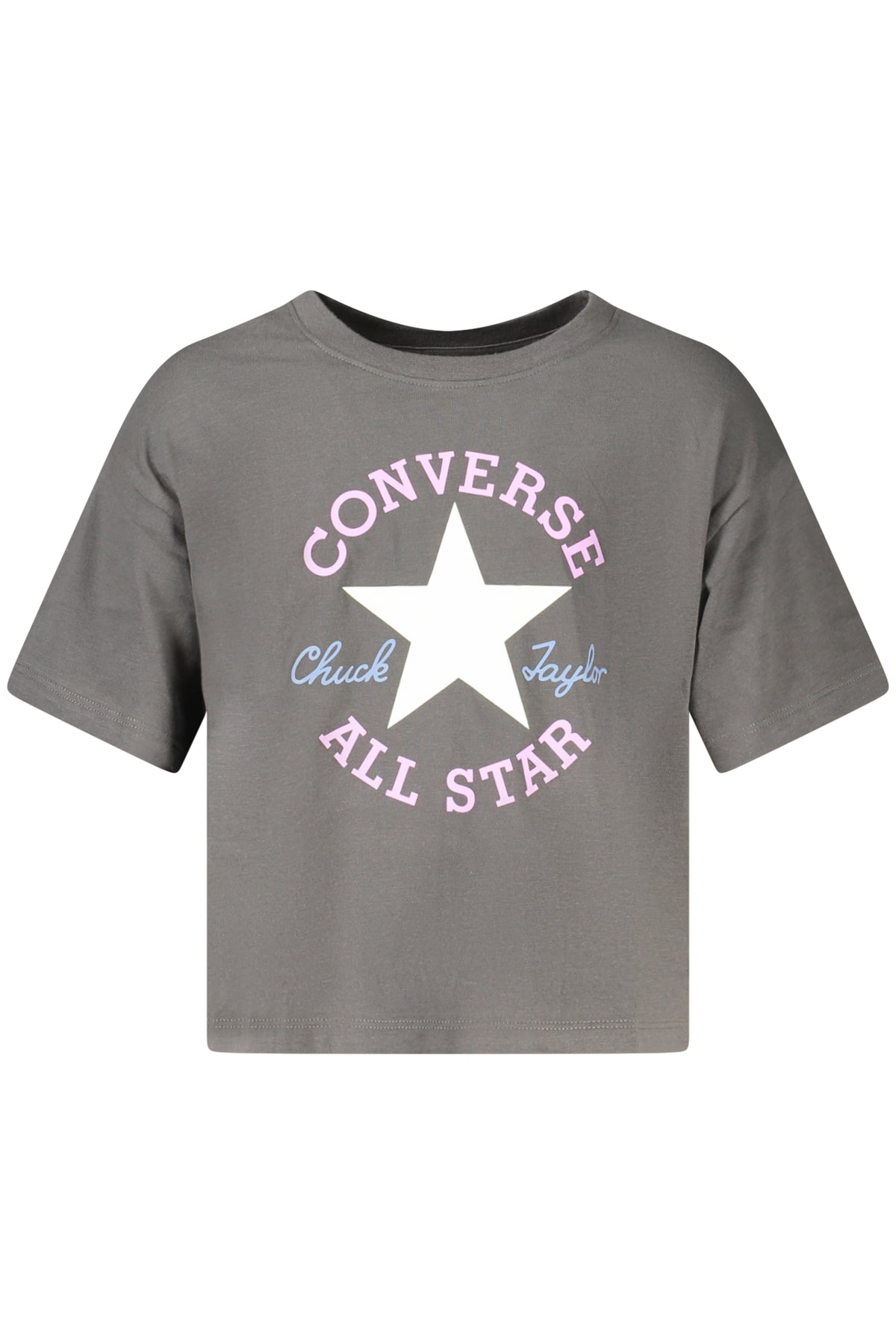 T-Shirt Bambina Converse Nero 4CG896