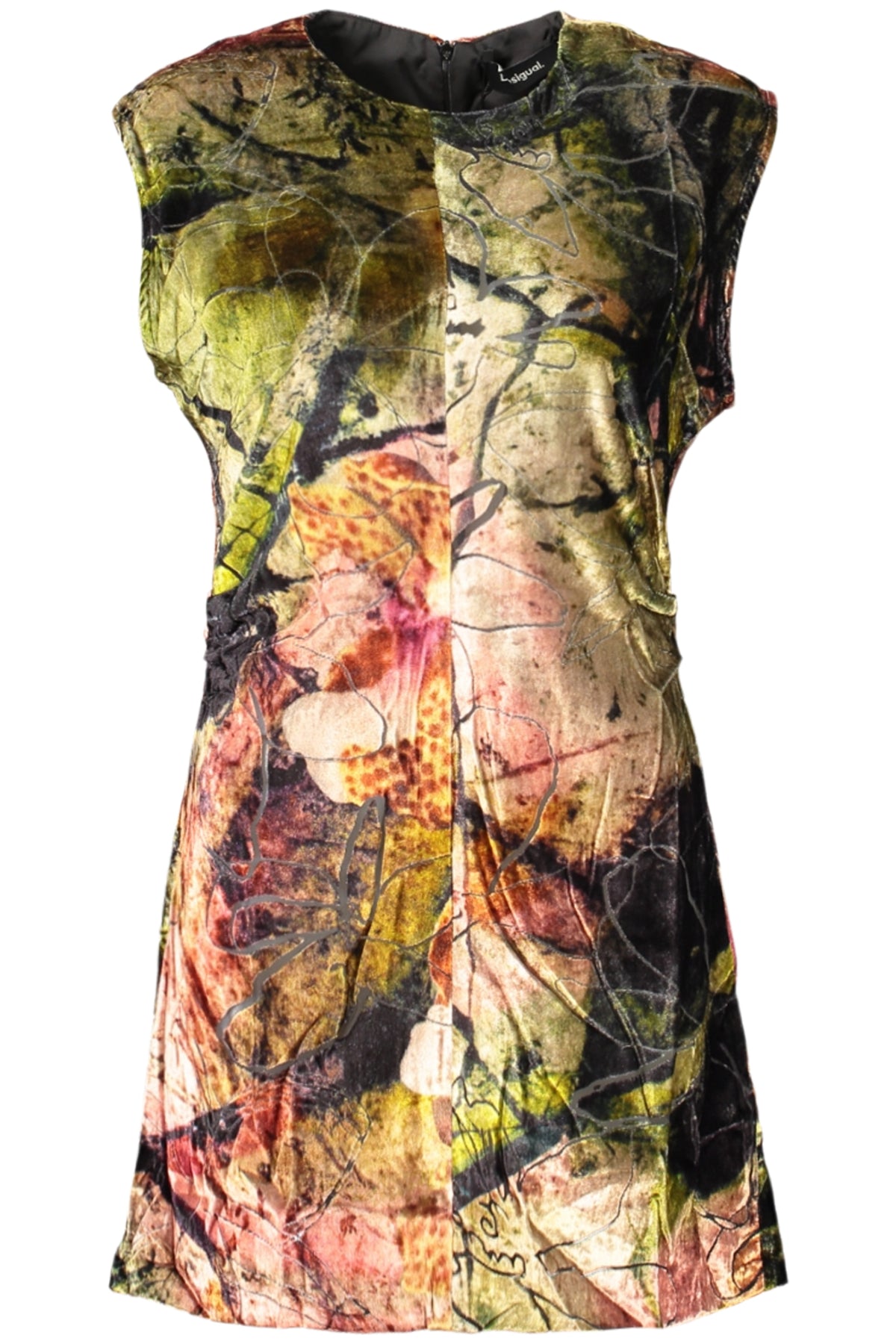 Abito Desigual Verde 26WWVW25ORCHIDVELVET