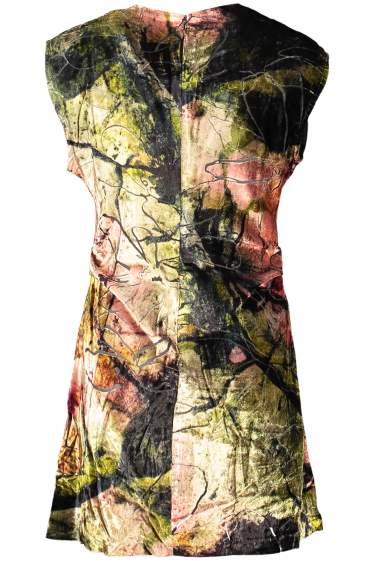 Abito Desigual Verde 26WWVW25ORCHIDVELVET