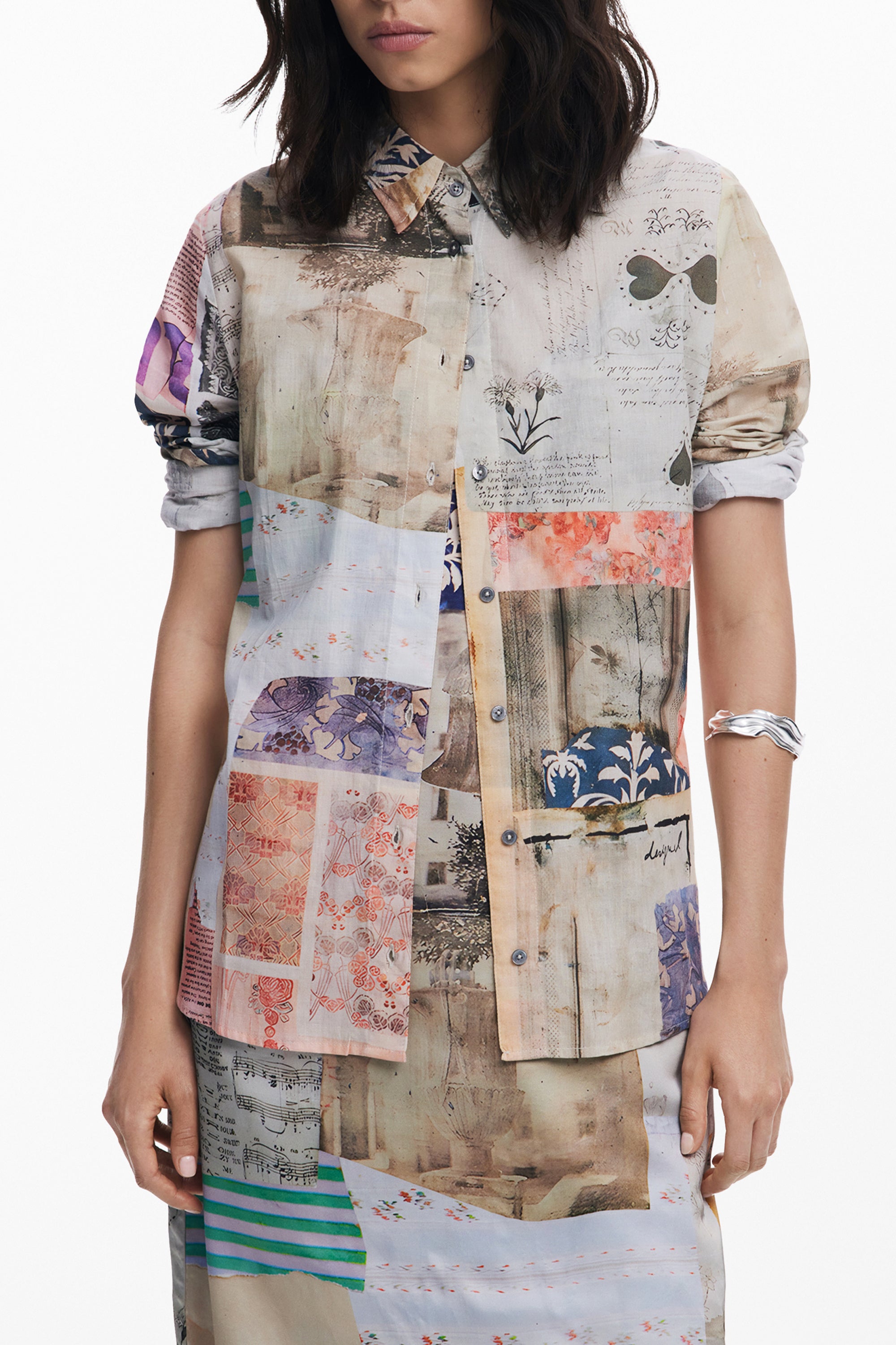 Camicia DESIGUAL Beige 25WWCW18
