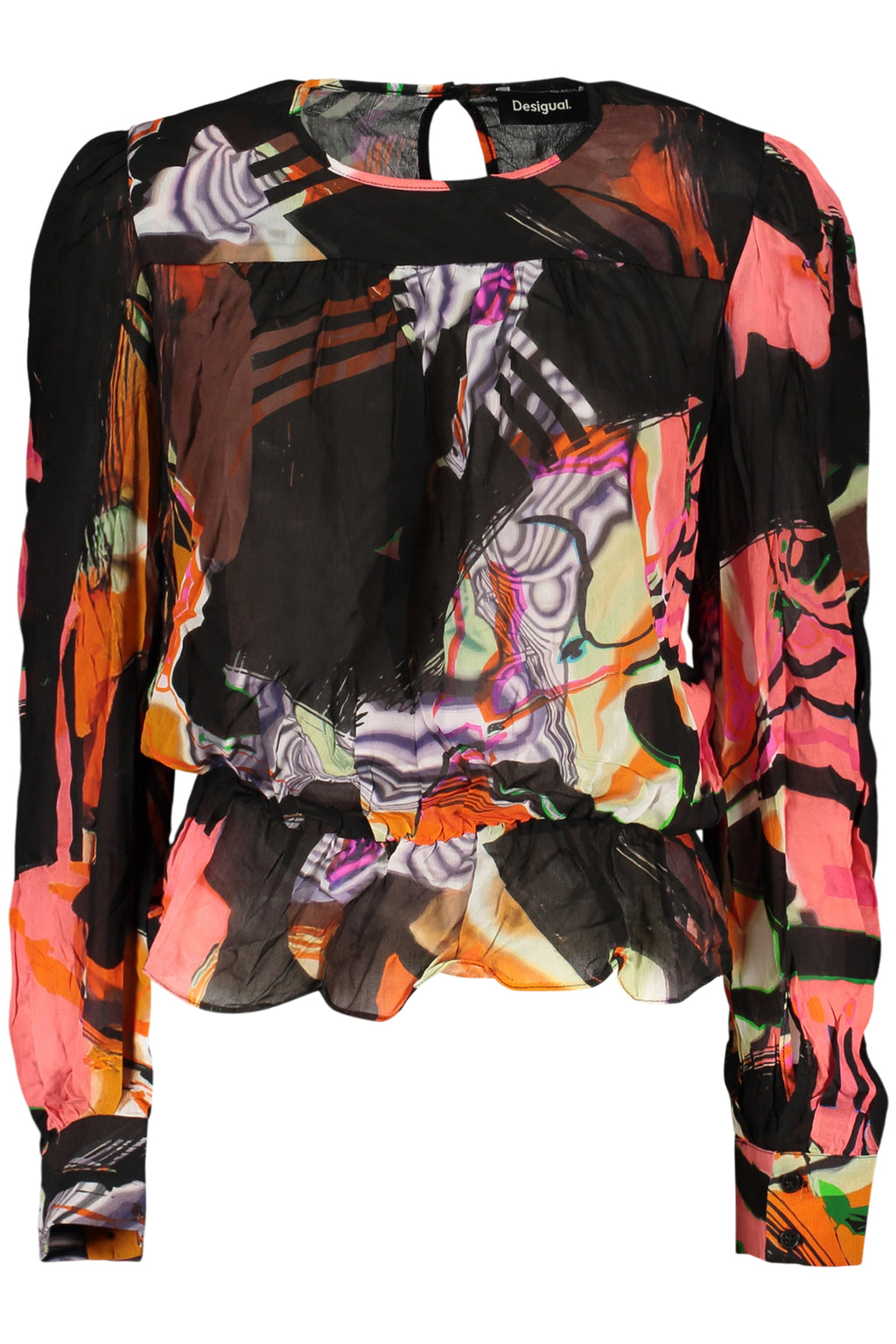 Camicia Desigual Nero 26WWBW02GALAXIA