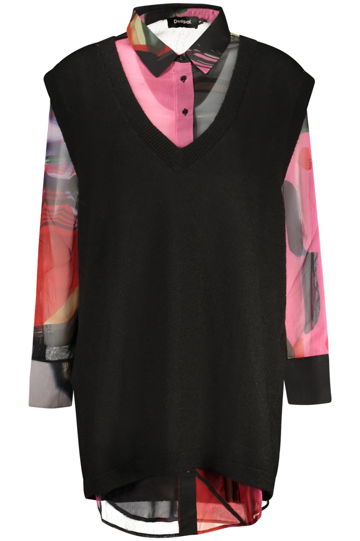 Camicia Desigual Nero 26WWVW43