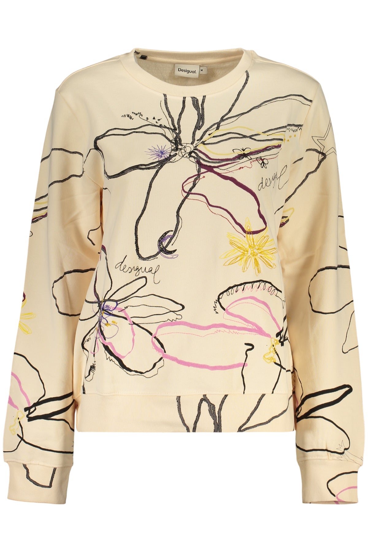 Felpa Desigual Rosa 26WWSK06FLOWER