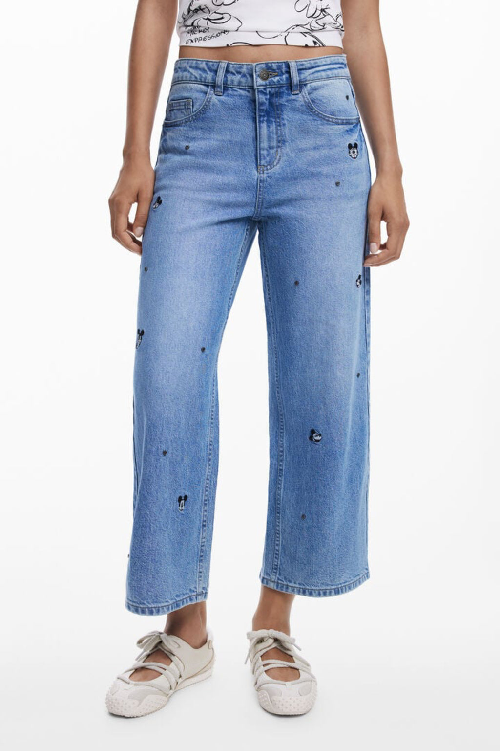 Jeans Desigual Azzurro 25WWDD17