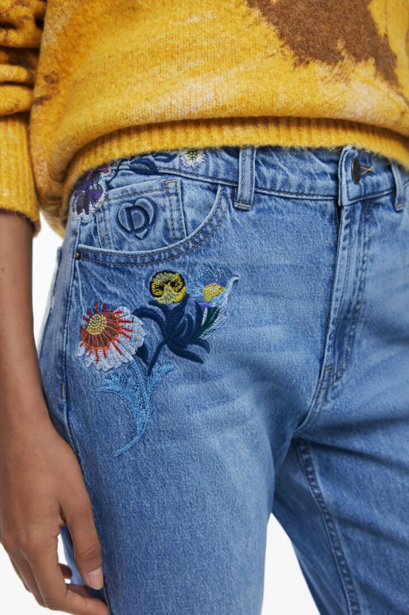 Jeans Desigual Azzurro 25WWDD23
