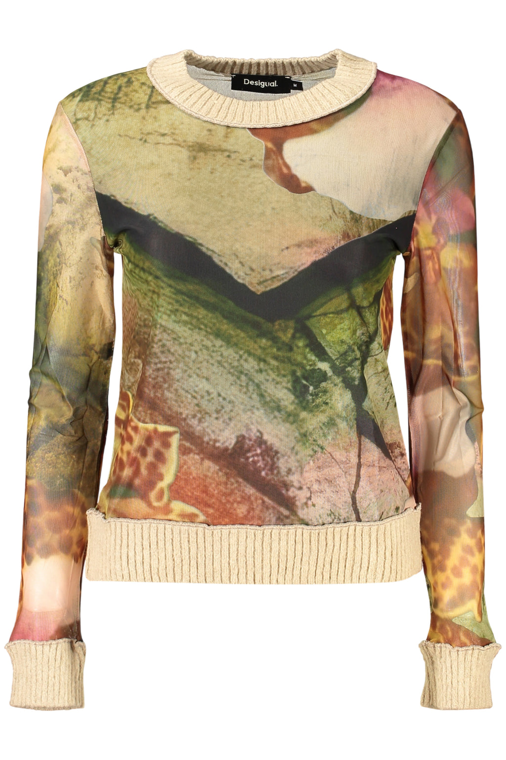 Maglia Desigual Beige 26WWTK22ORCHIDS
