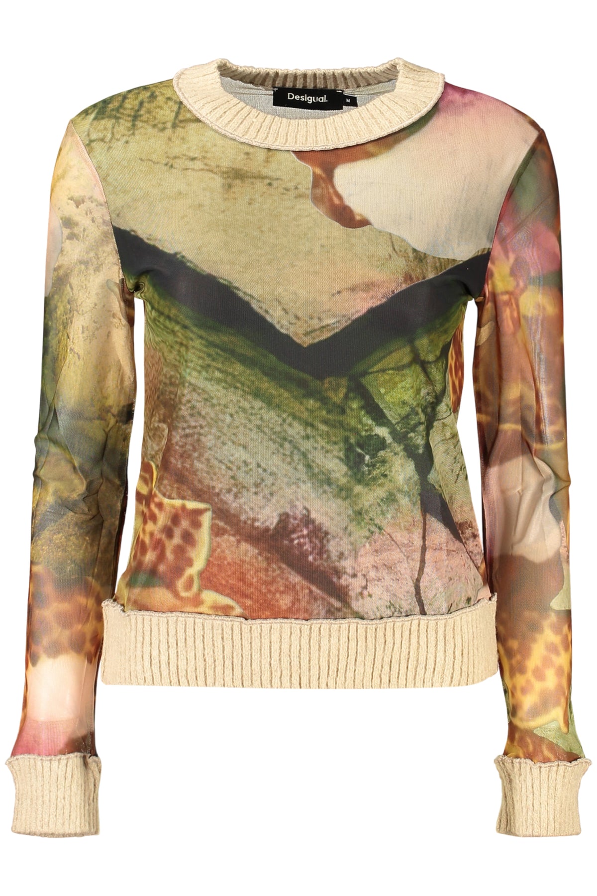 Maglia Desigual Beige 26WWTK22ORCHIDS