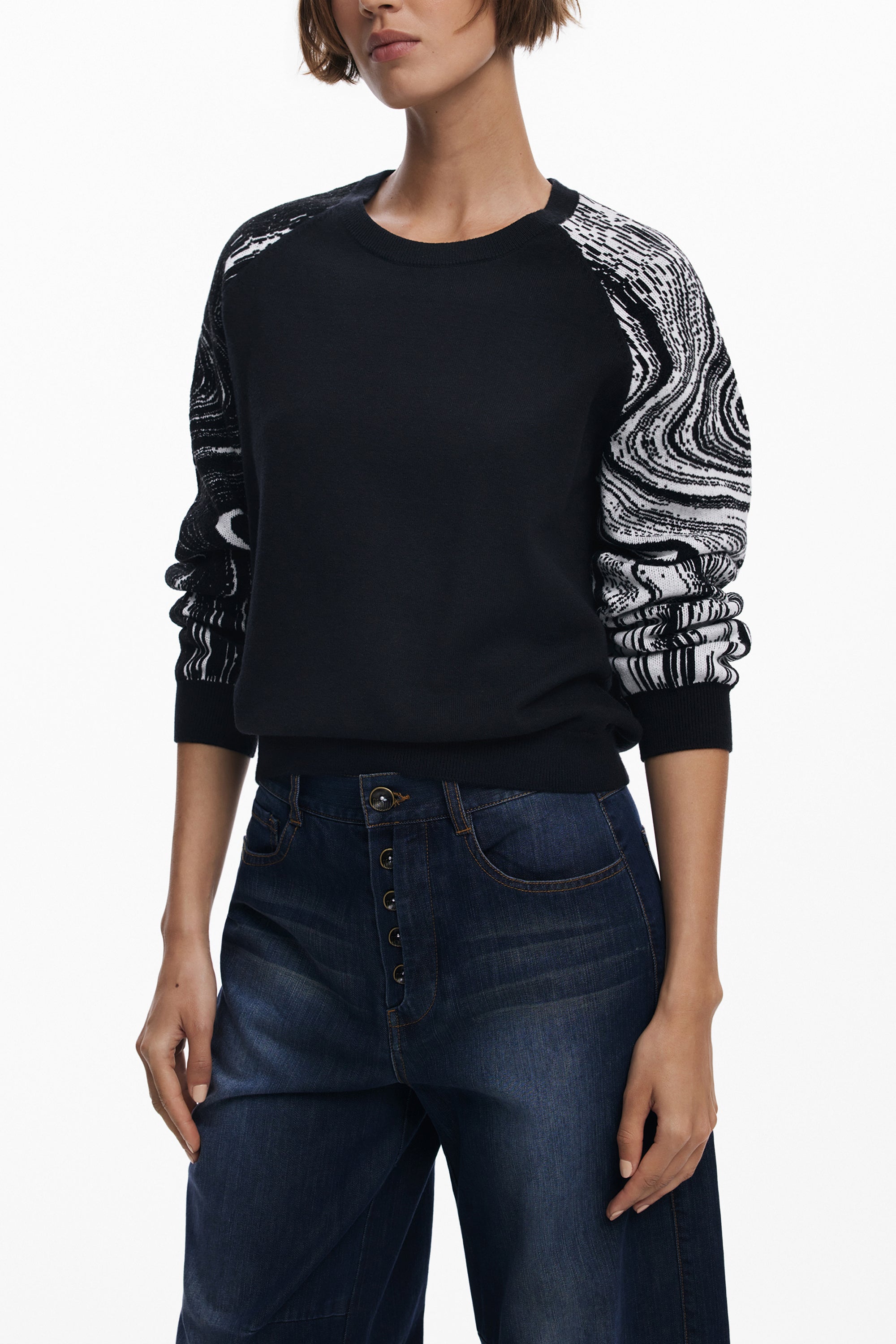 Maglia DESIGUAL Nero 25WWJF28