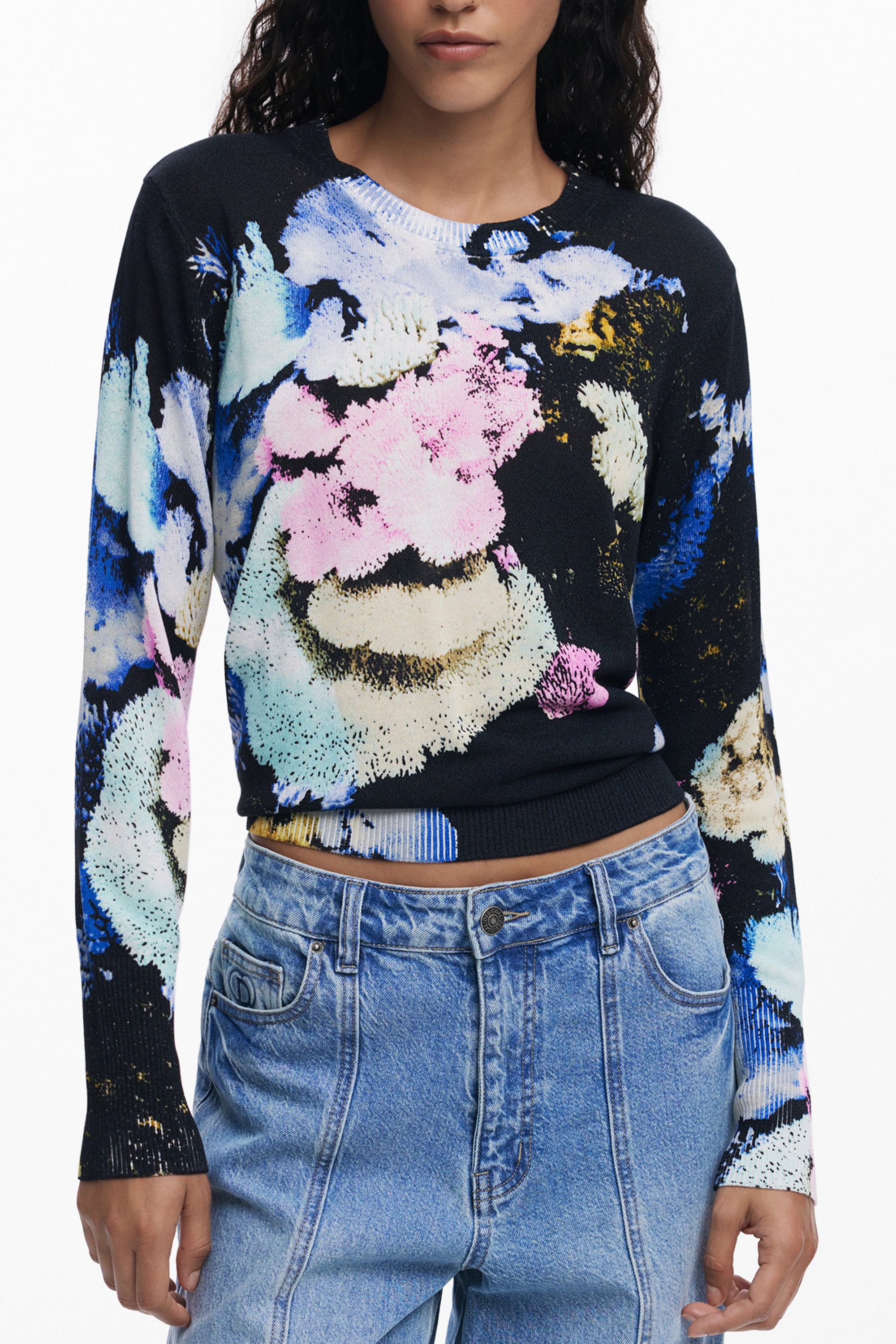 Maglia DESIGUAL Nero 25WWJF46
