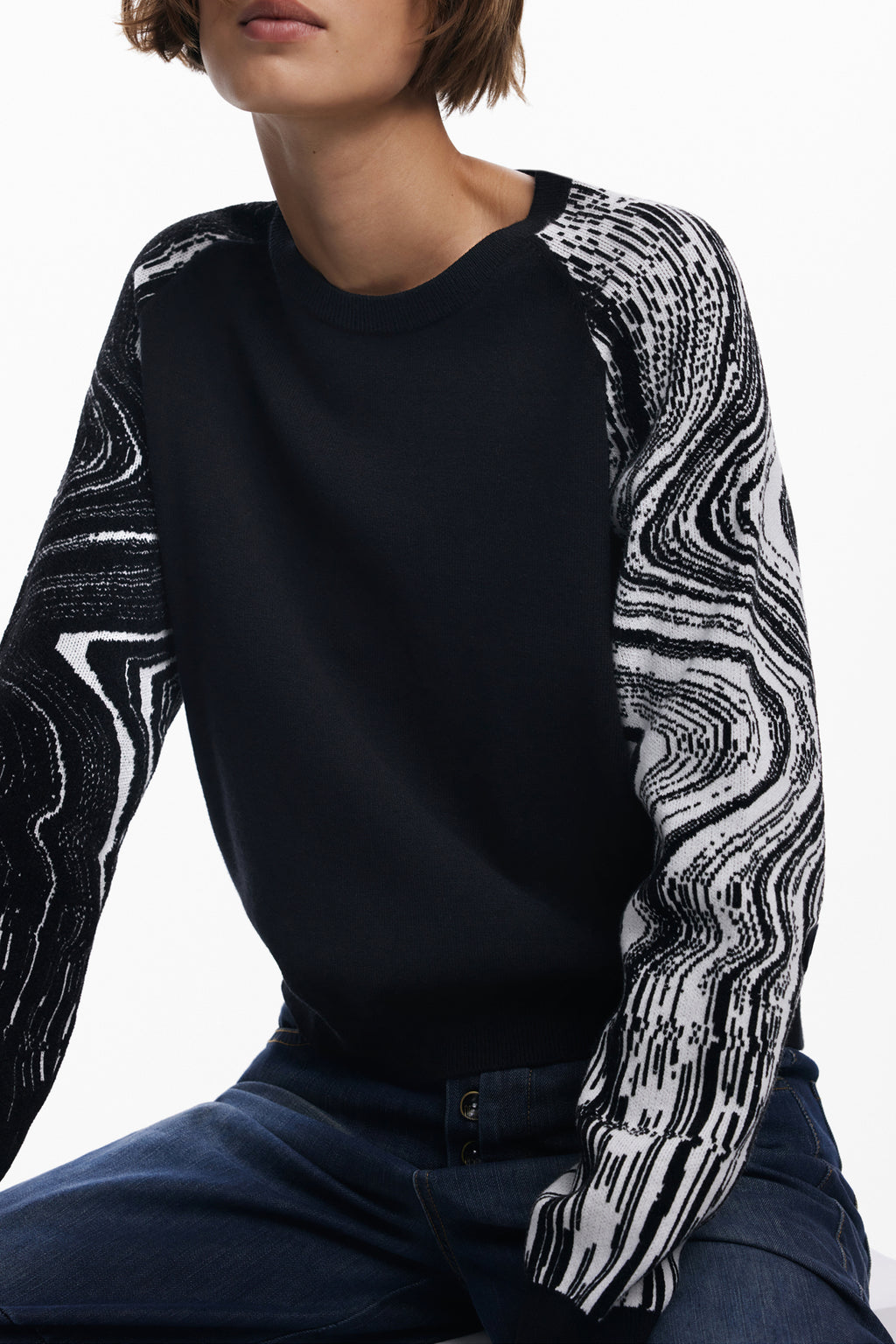 Maglia DESIGUAL Nero 25WWJF28