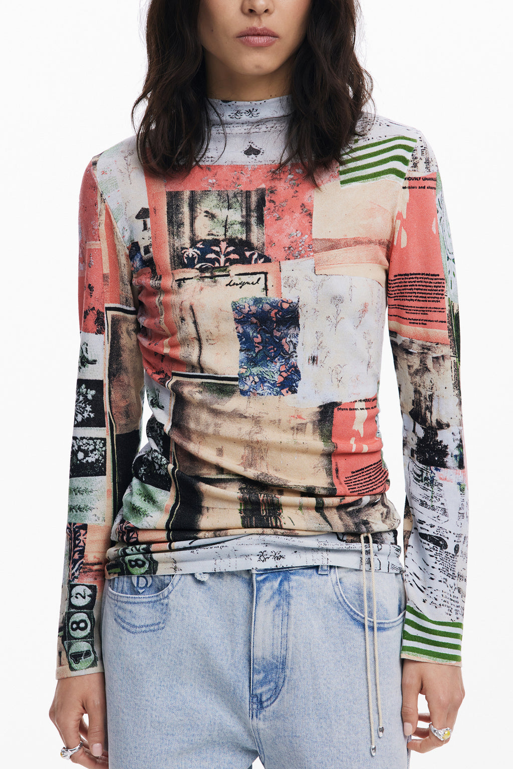 Maglia DESIGUAL Rosa 25WWJF39