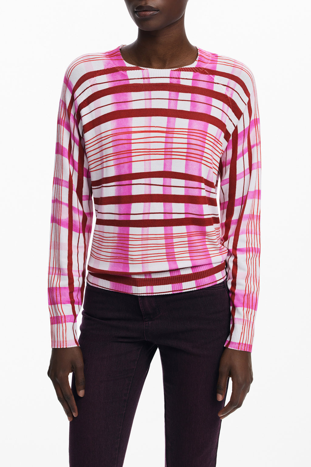 Maglia DESIGUAL Rosa 25WWJF41