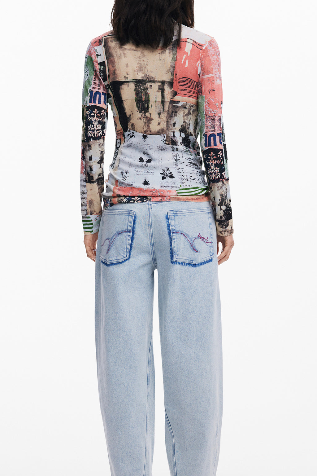 Maglia DESIGUAL Rosa 25WWJF39