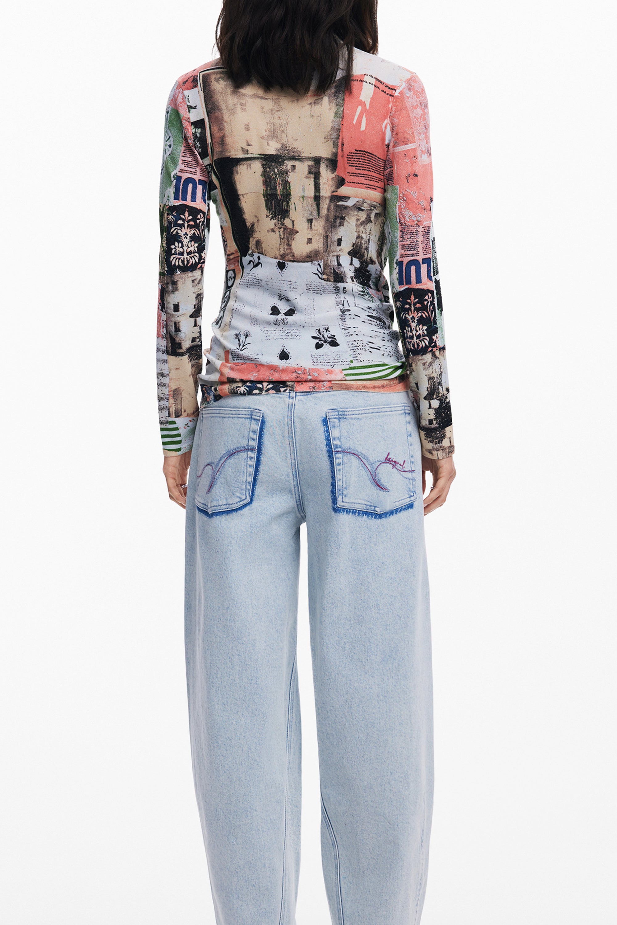 Maglia DESIGUAL Rosa 25WWJF39
