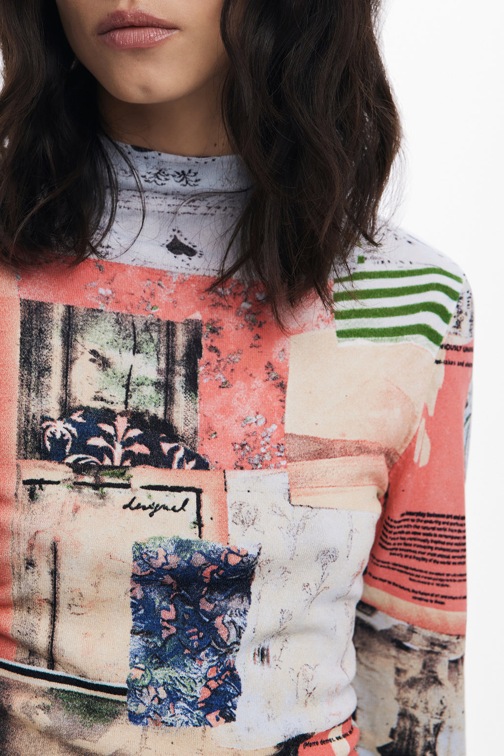 Maglia DESIGUAL Rosa 25WWJF39