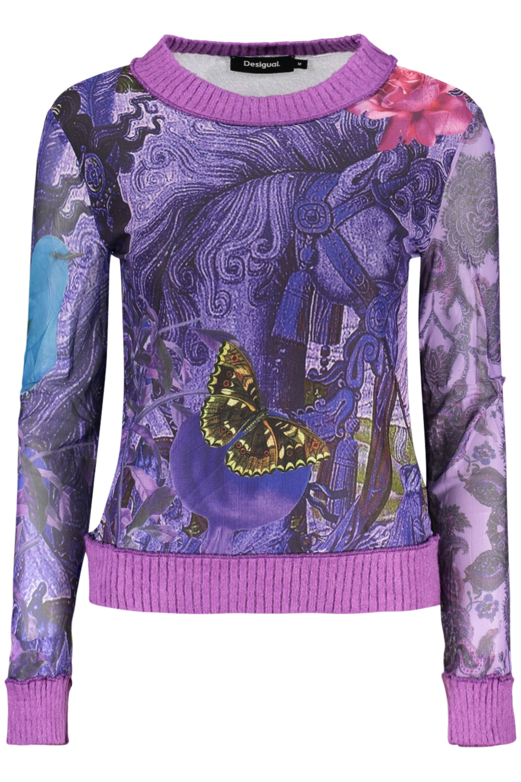 Maglia Desigual Viola 26WWTK60HORSE