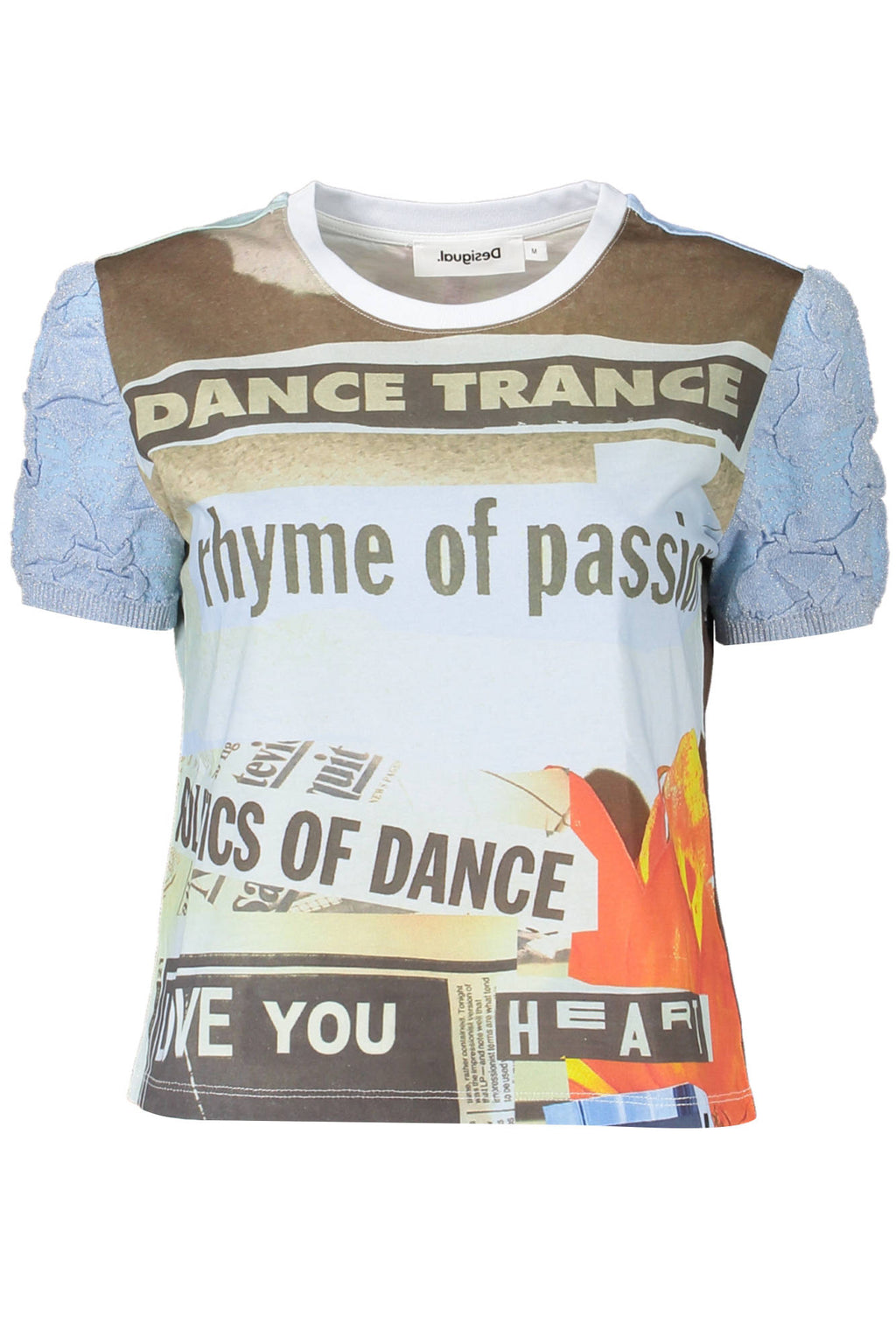 T-Shirt DESIGUAL Azzurro