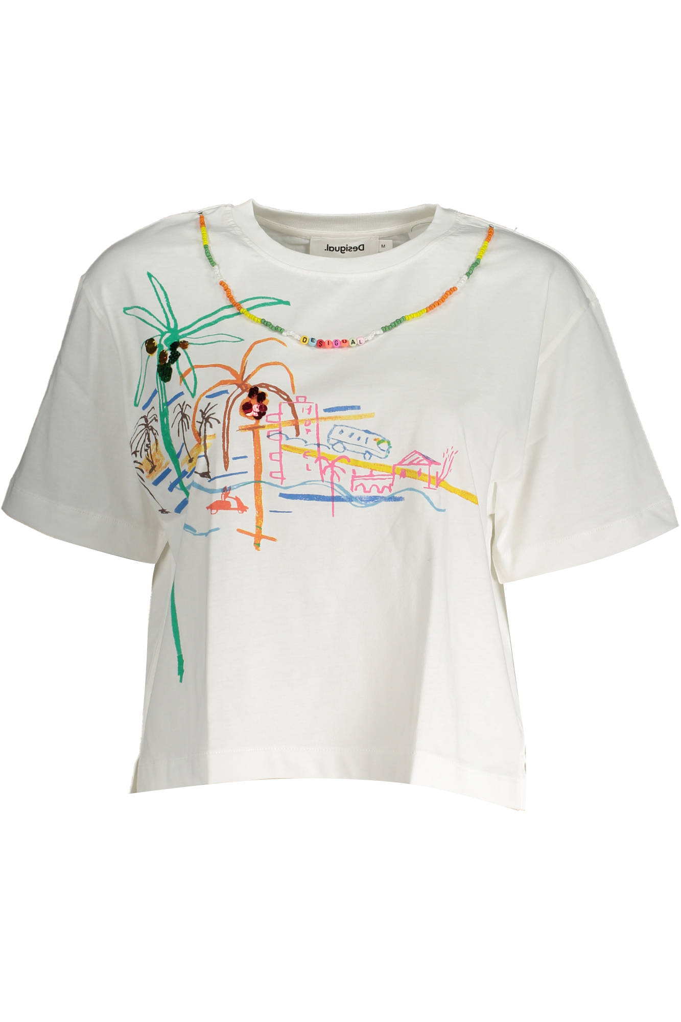 T-shirt DESIGUAL Bianco