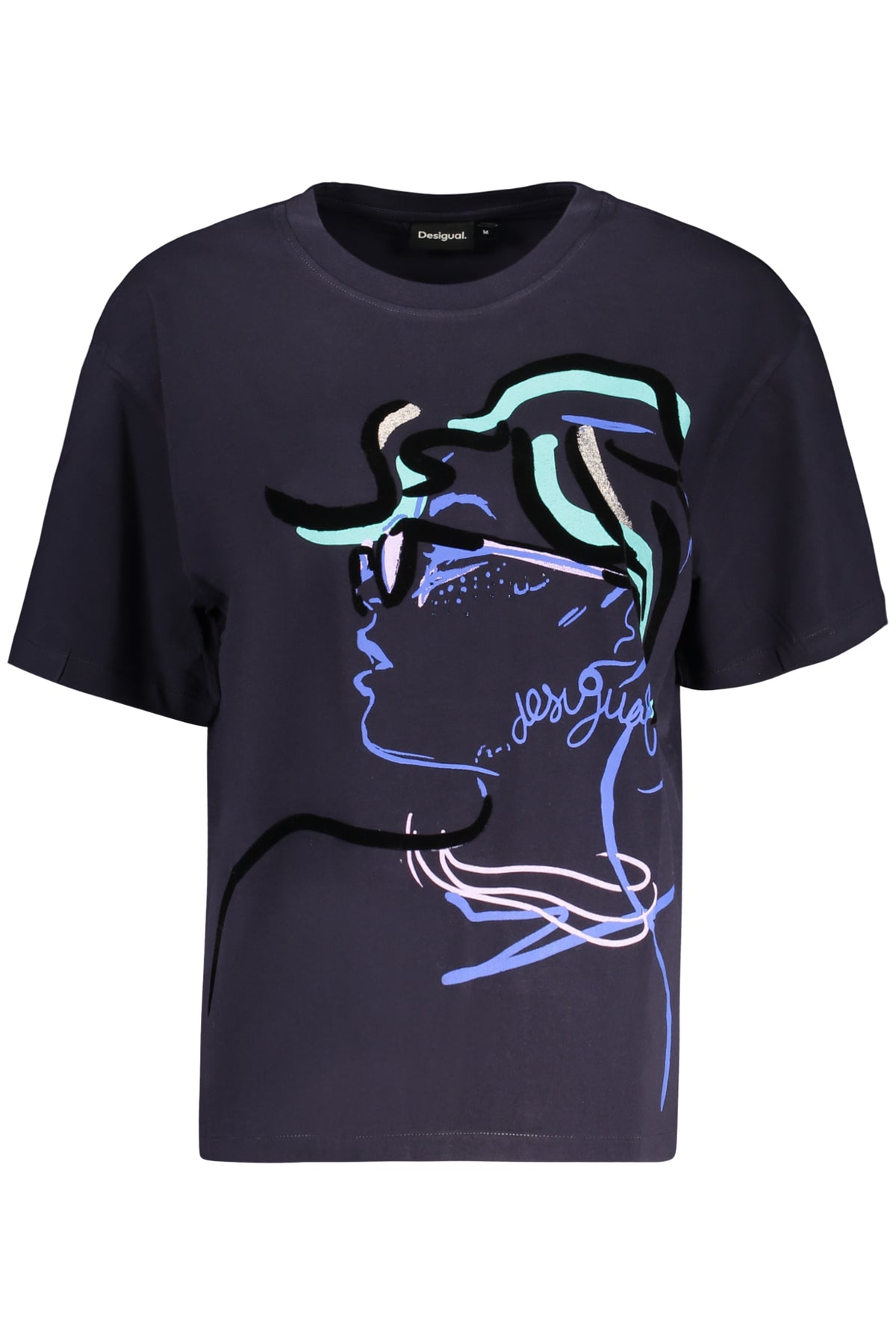 T-Shirt Desigual Blu 26WWTK35