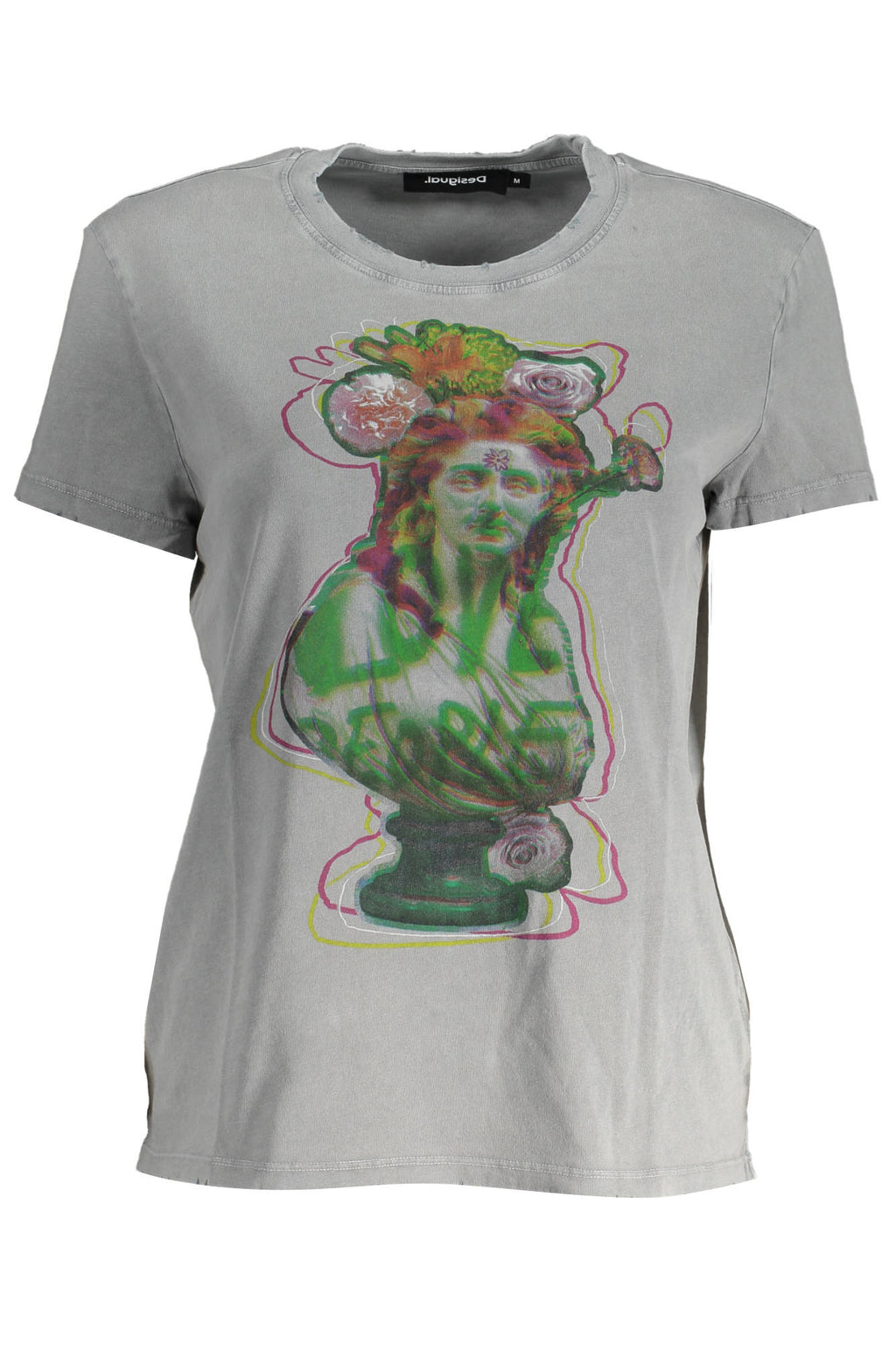 T-Shirt DESIGUAL Grigio 23SWTK24