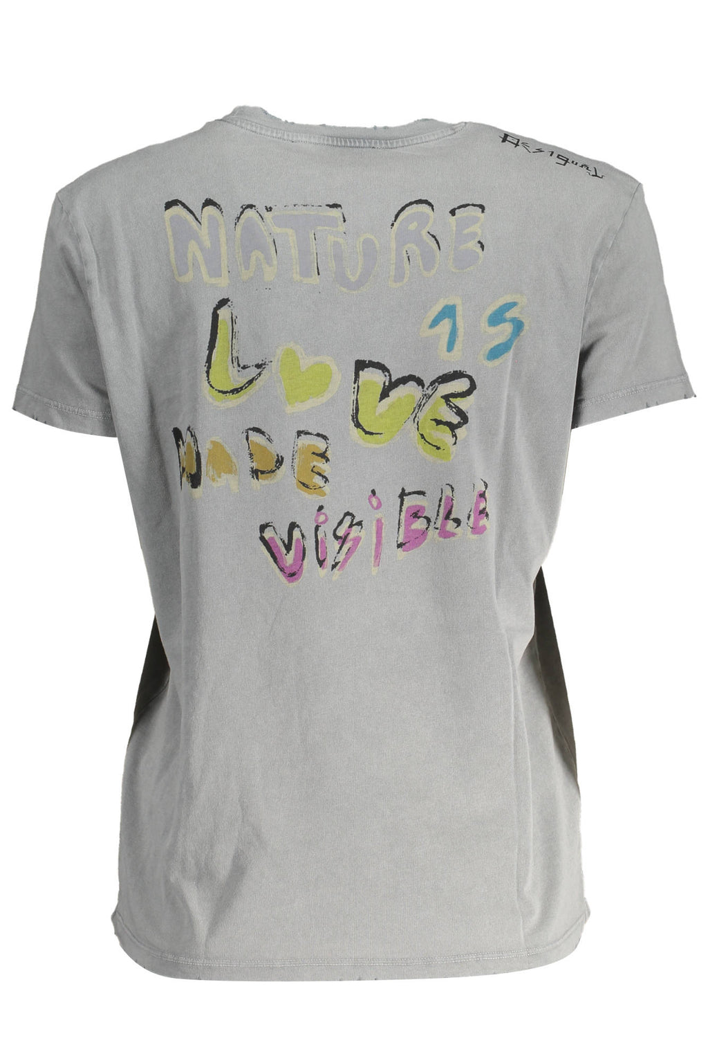 T-Shirt DESIGUAL Grigio 23SWTK24