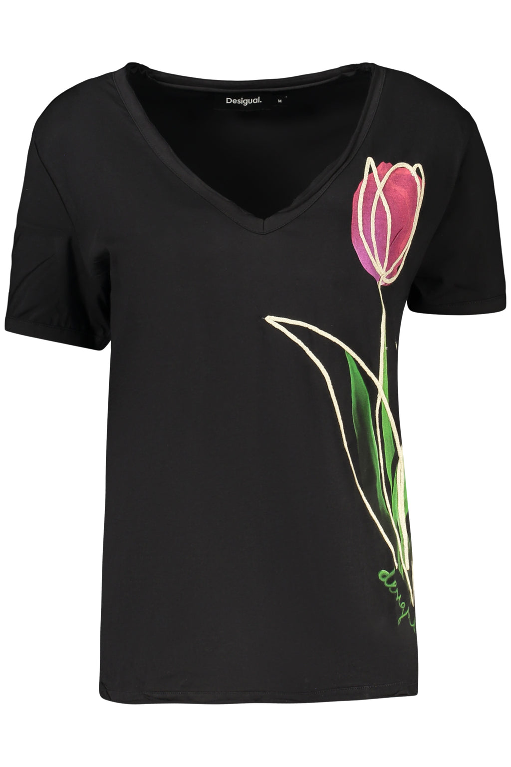 T-Shirt Desigual Nero 26WWTK38