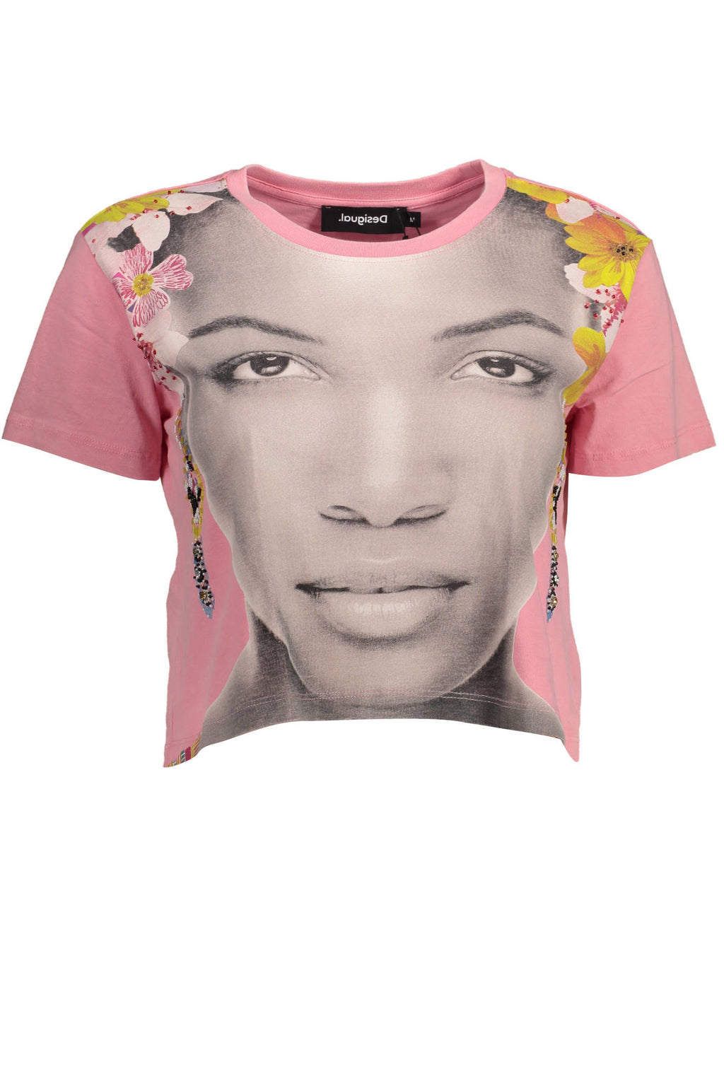 T-Shirt DESIGUAL Rosa 22SWTK22