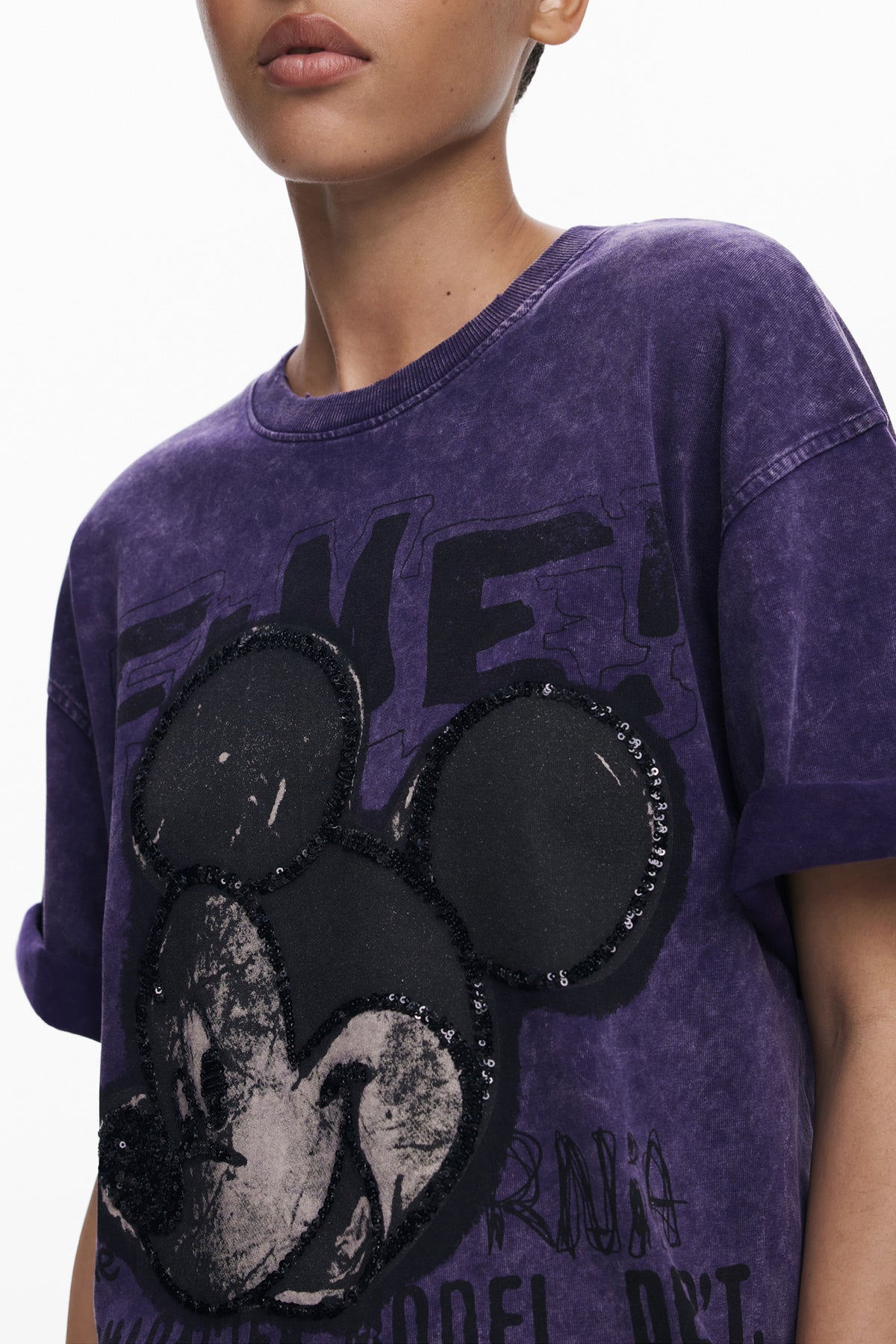 T-Shirt Desigual Viola 25WWTK60