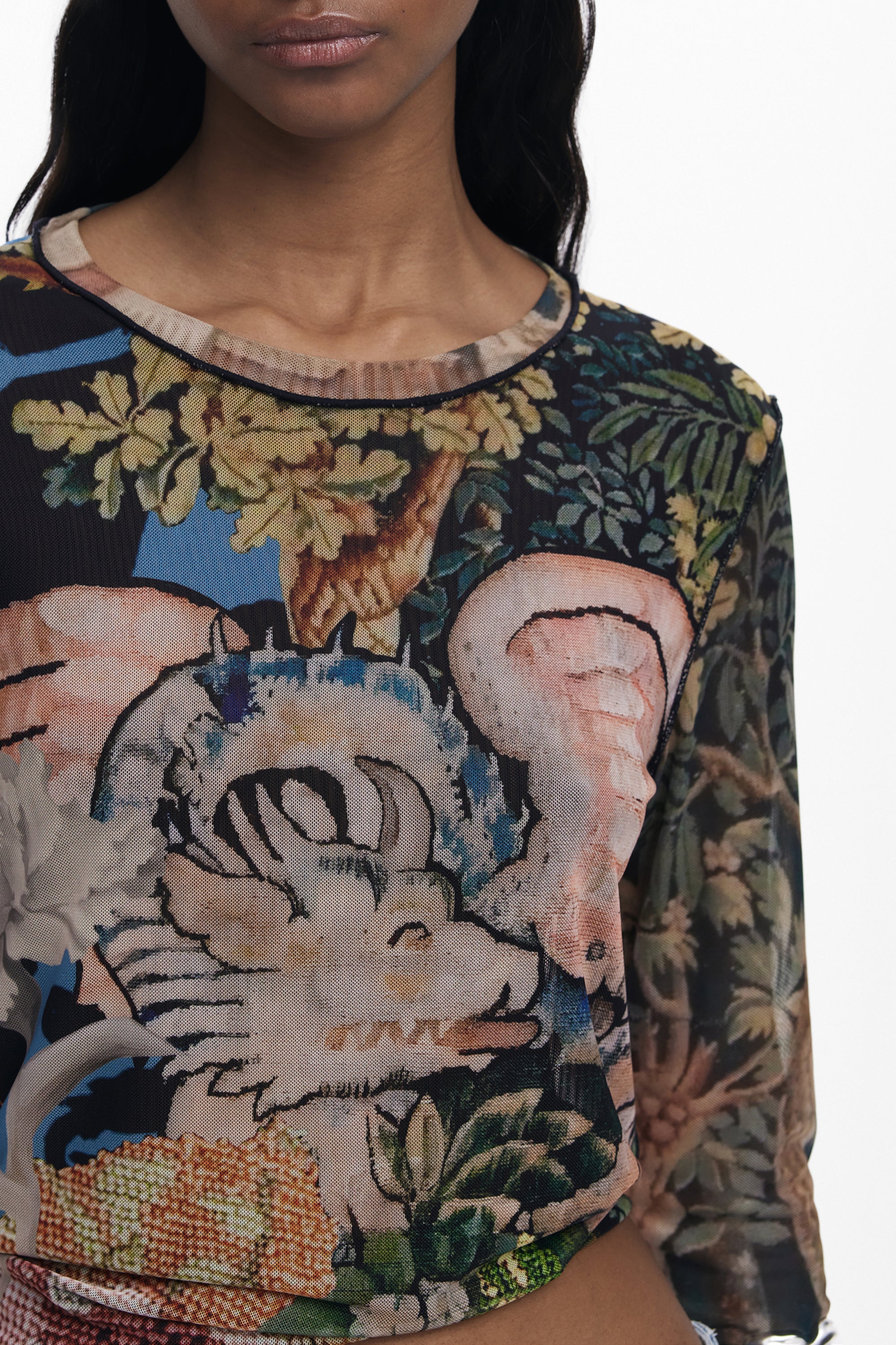 T-Shirt DESIGUAL Nero 25WWTK39