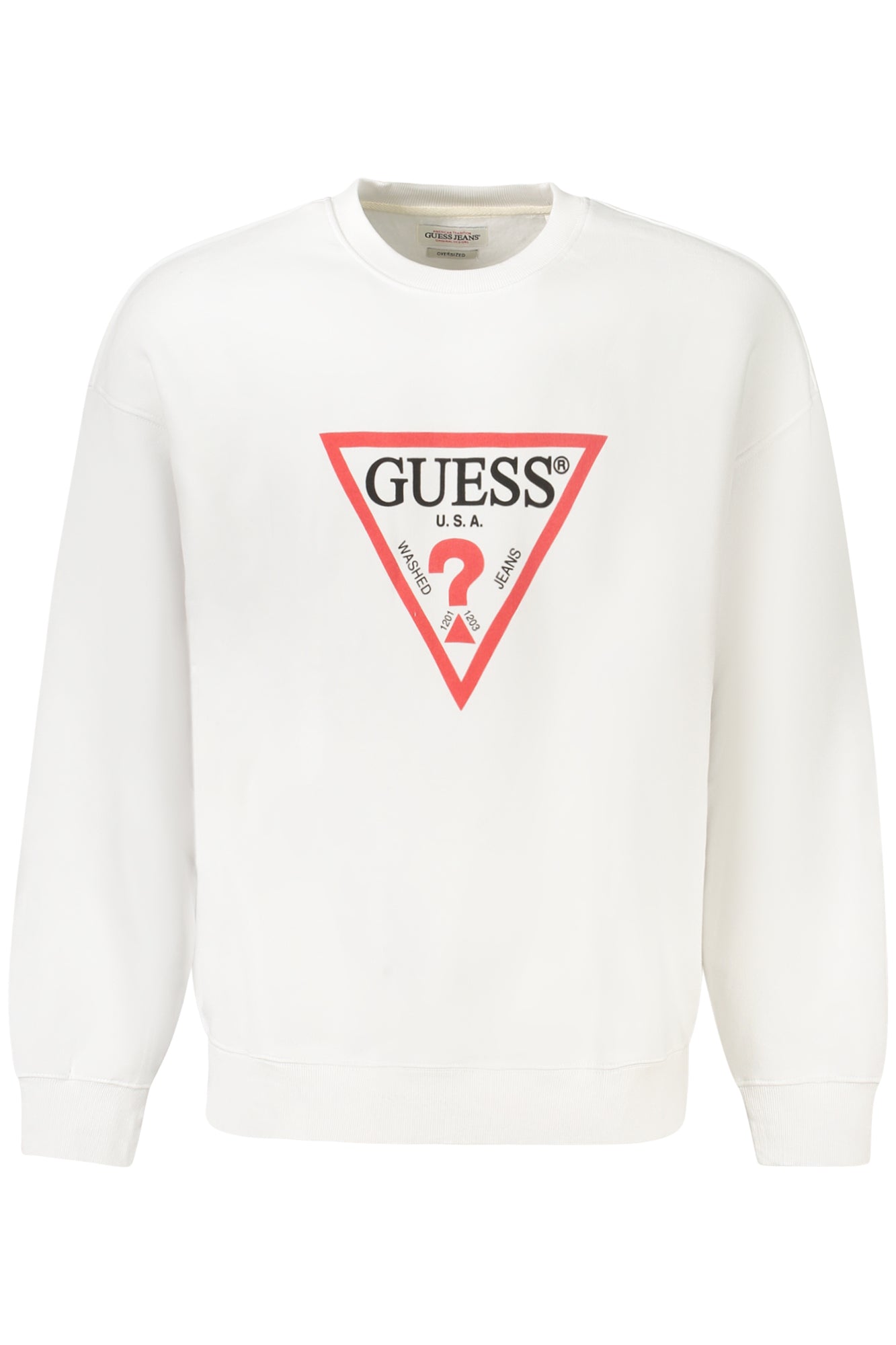 Felpa GUESS JEANS Bianco M4YQ21K9V31