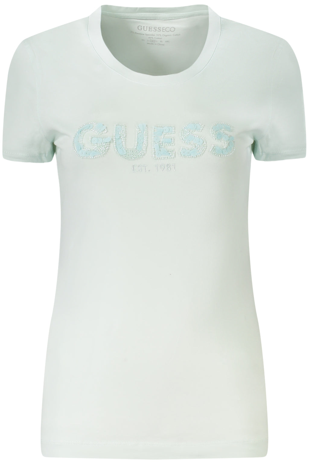T-Shirt Guess Jeans Azzurro W5GI17J1314