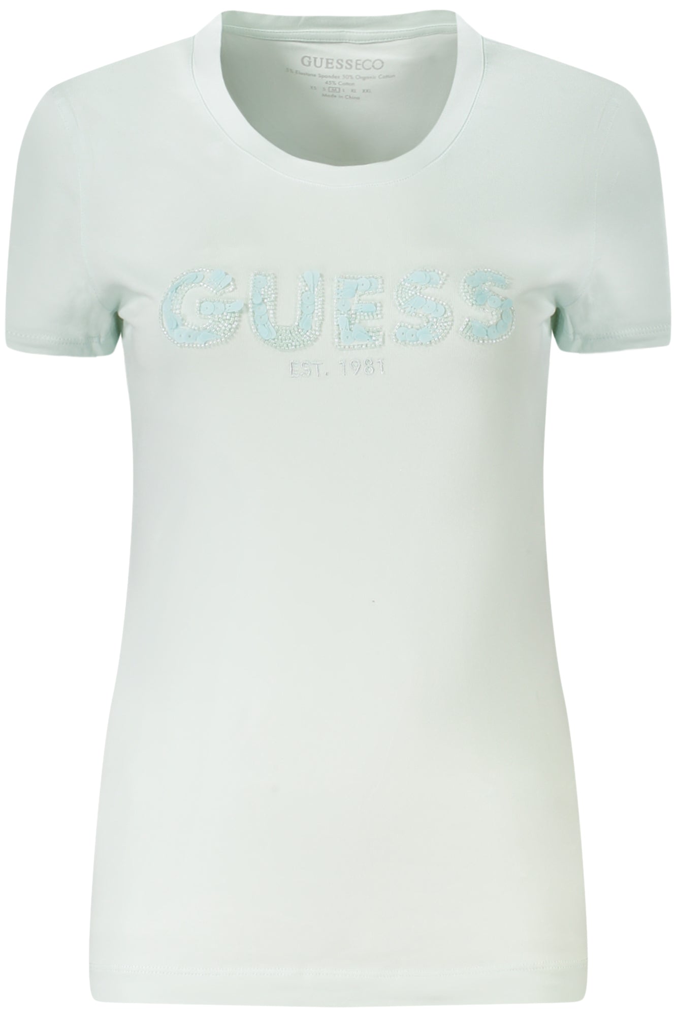 T-Shirt Guess Jeans Azzurro W5GI17J1314