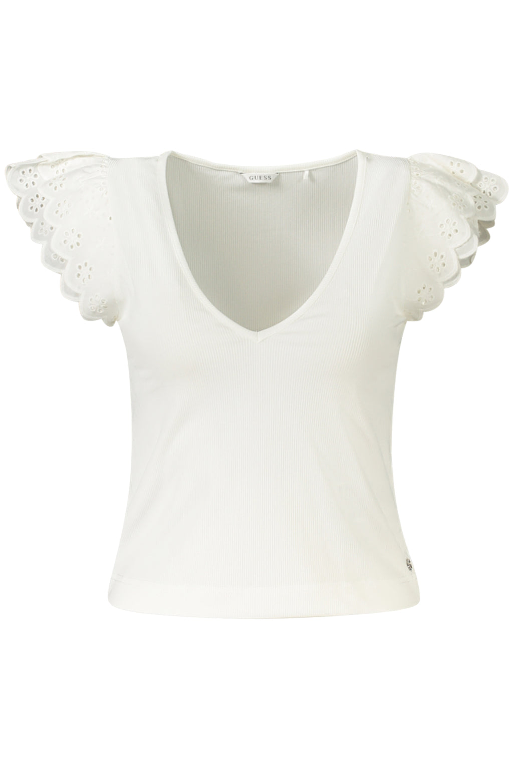 T-Shirt Guess Jeans Bianco W5GP56KCV52
