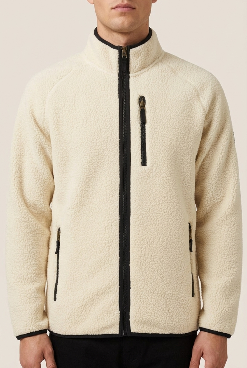 Felpa Pile U.S. GRAND Bianco AU02828BORGO