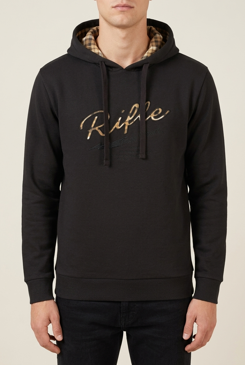 Felpa RIFLE Nero RFF405
