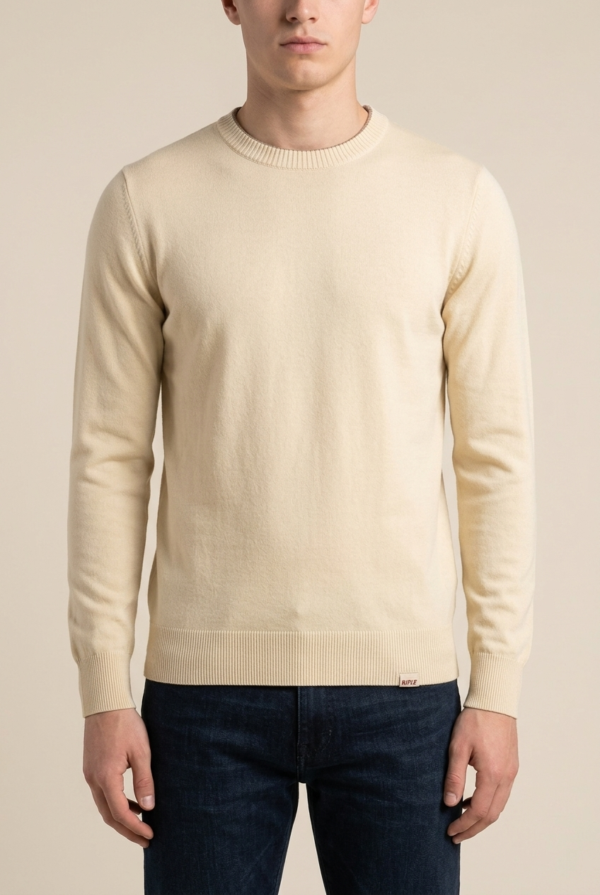 Maglione RIFLE Beige RFTR456