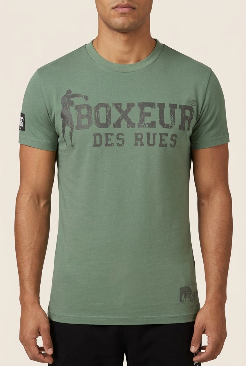 T-Shirt BOXEUR DES RUES Verde BXM0200002AY