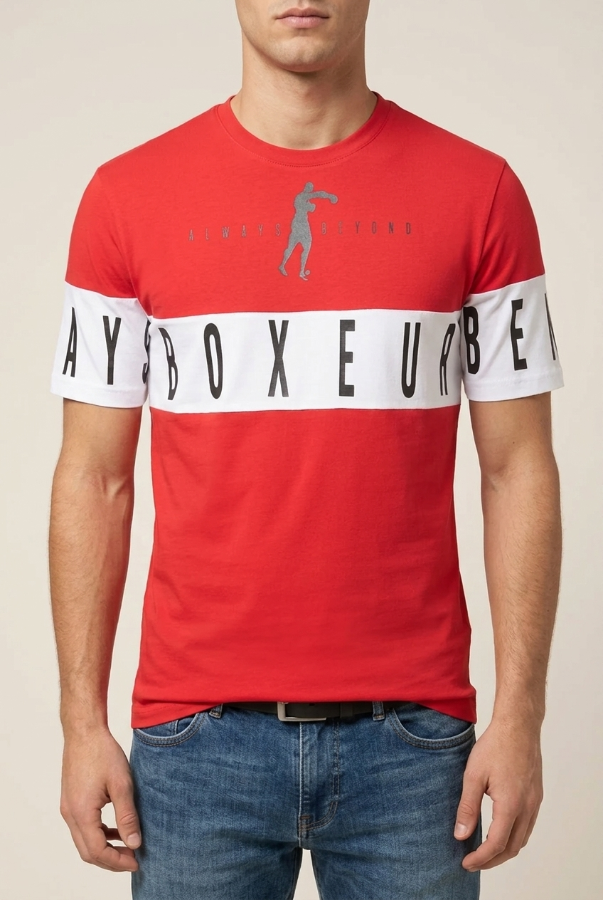 T-Shirt BOXEUR DES RUES Rosso BXM0200612AZ