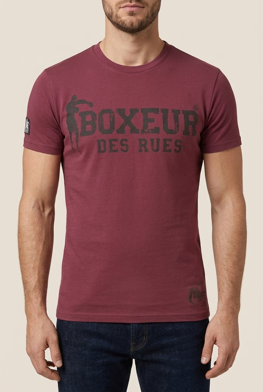 T-Shirt BOXEUR DES RUES Rosso BXM0200002AY