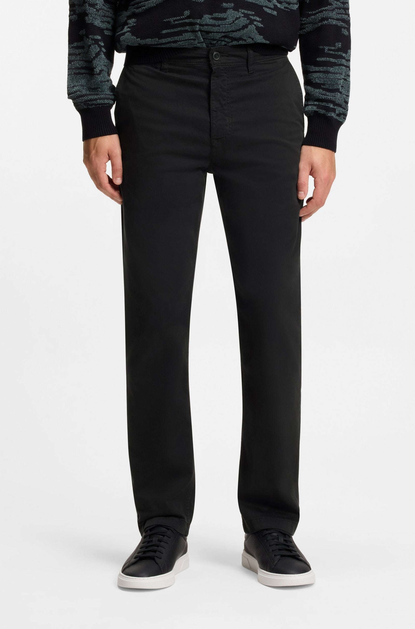 Pantaloni BOSS Nero 50534378 CHINO REGULAR1