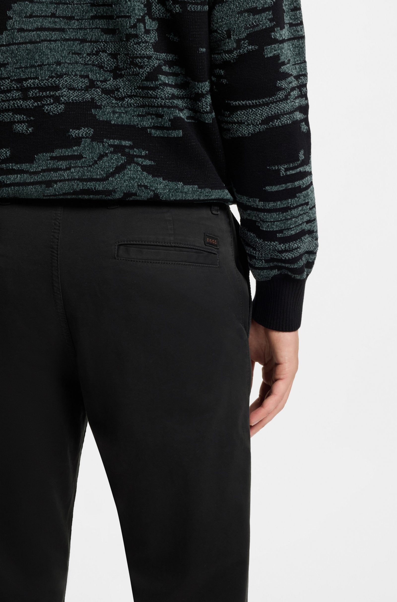 Pantaloni BOSS Nero 50534378 CHINO REGULAR1