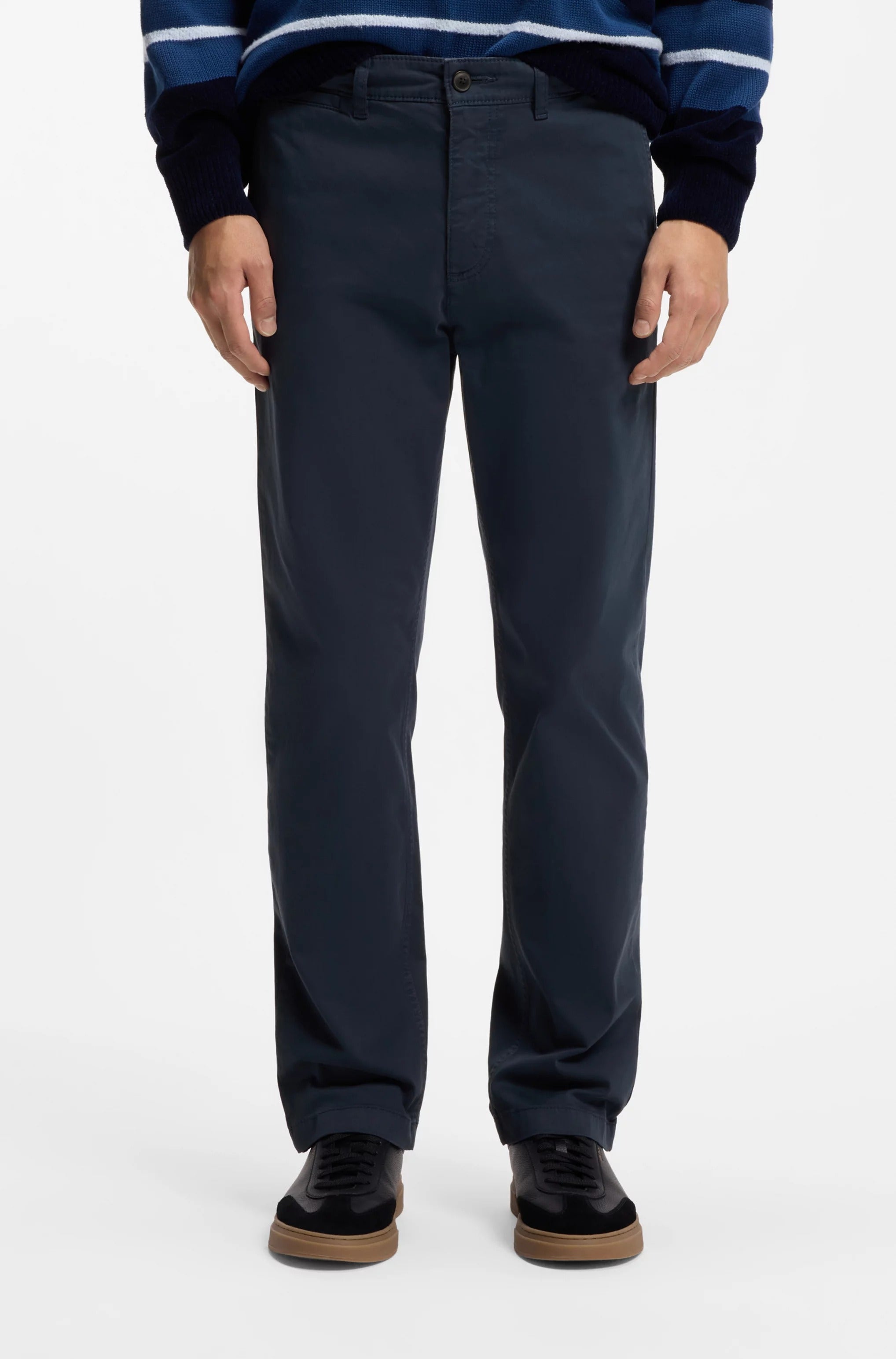 Pantaloni BOSS Blu 50534378 CHINO REGULAR1
