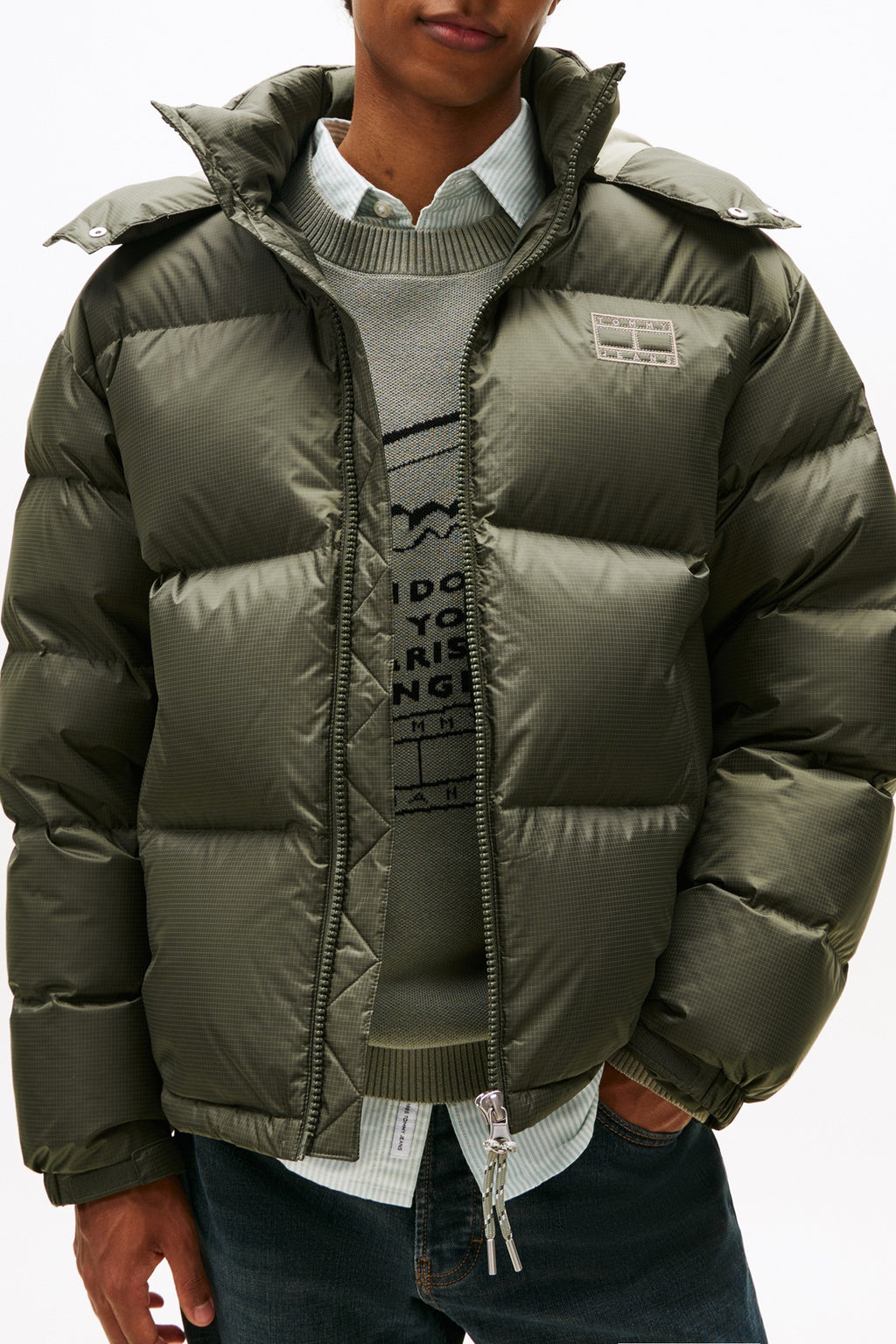 Giubbotto TOMMY HILFIGER Verde DM0DM22036