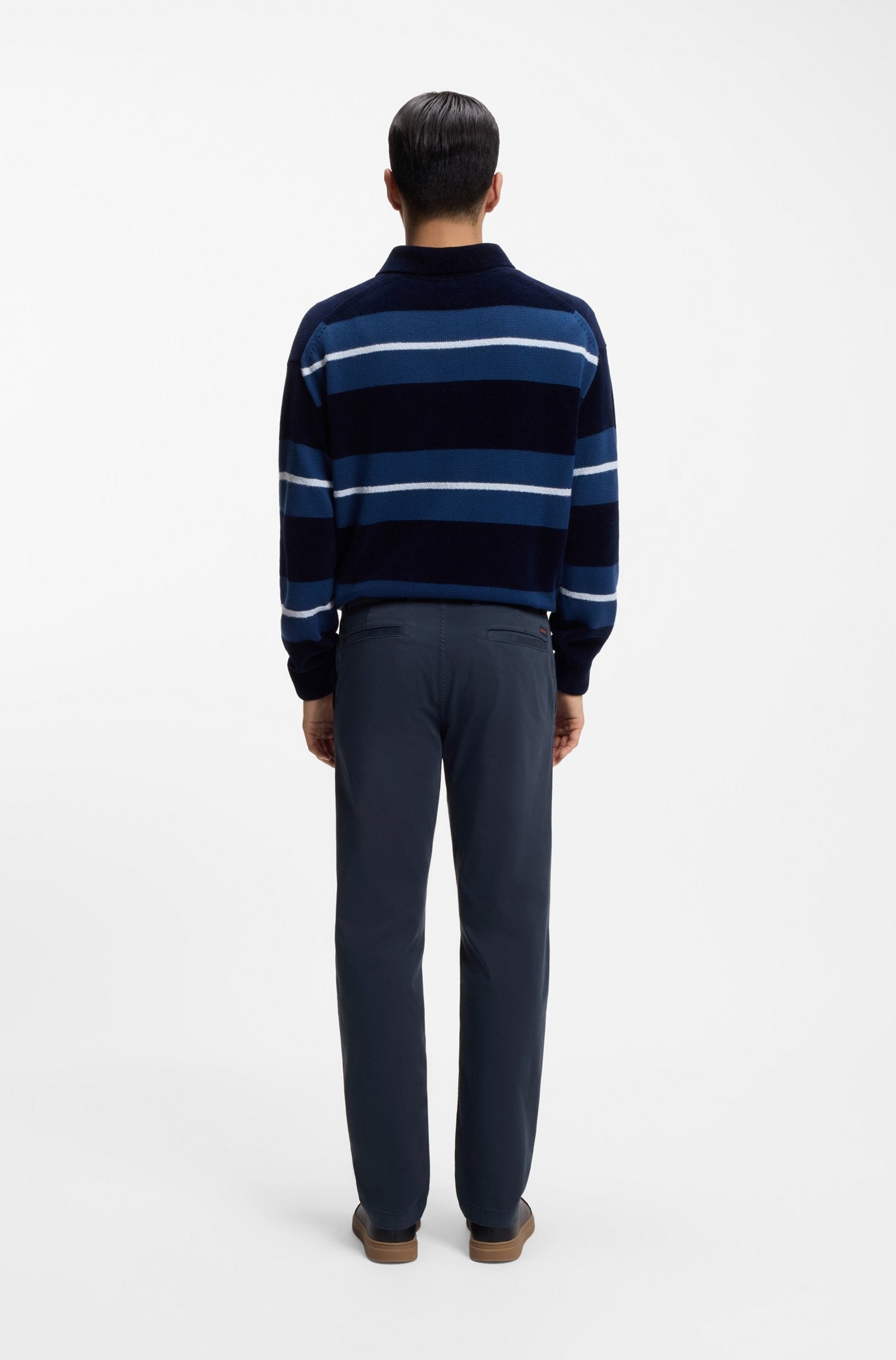 Pantaloni BOSS Blu 50534378 CHINO REGULAR1
