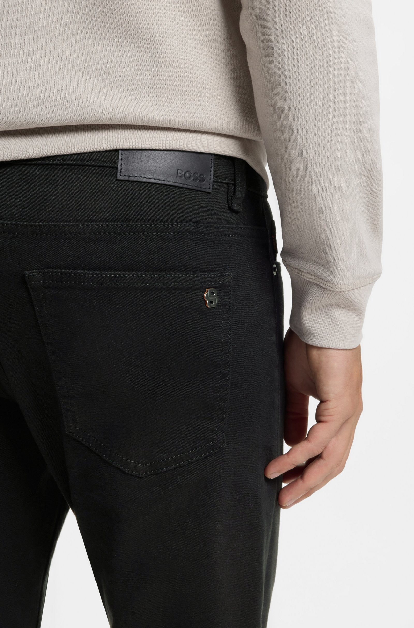 Jeans BOSS Nero 50521261 DELAWARE BO COBRA