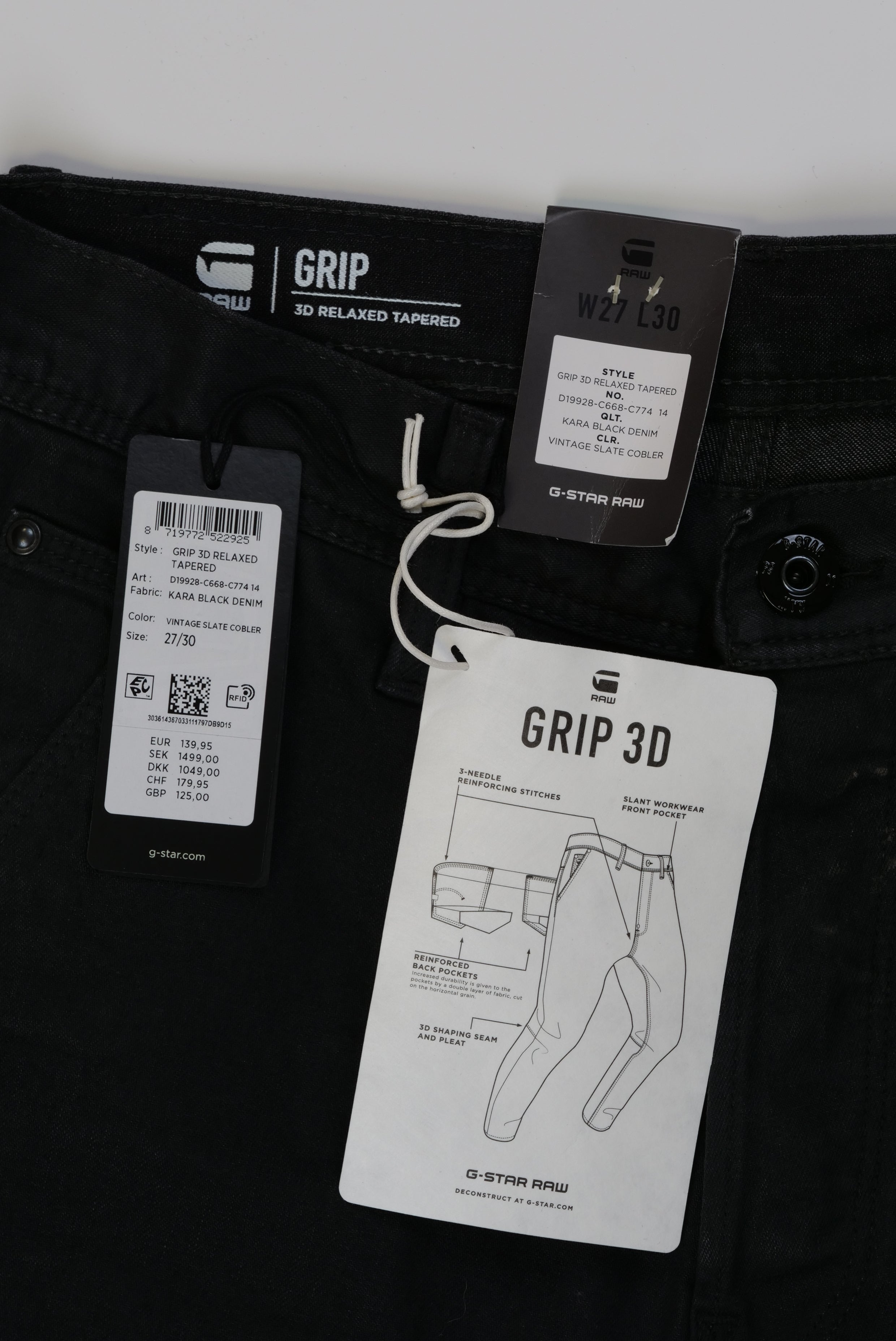 Jeans G-STAR RAW Grip 3D Relaxed Tapered